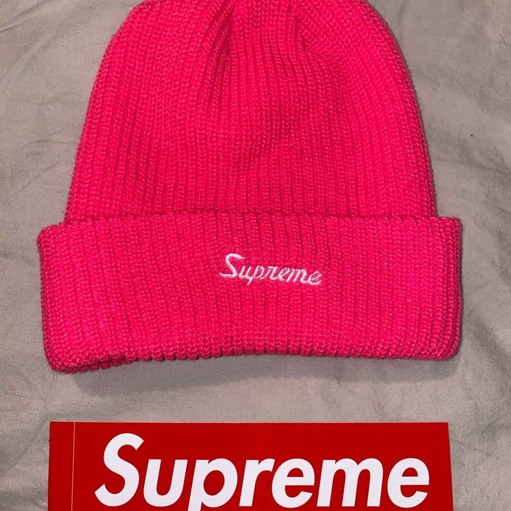 NWT! Supreme Beenie - Hot Pink -Sold out - OS